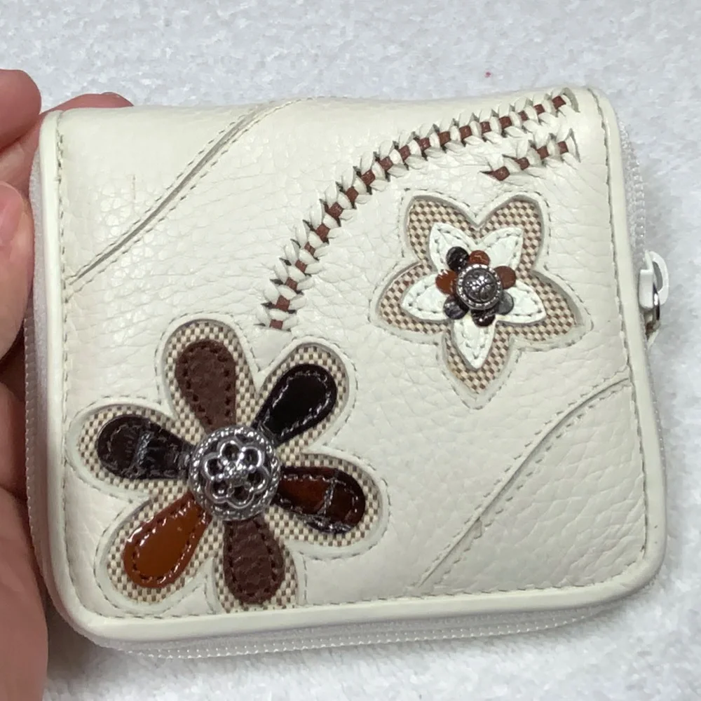 NWOT - Brighton Straw Bag and matching Wallet - Floral - Picture 7 of 16